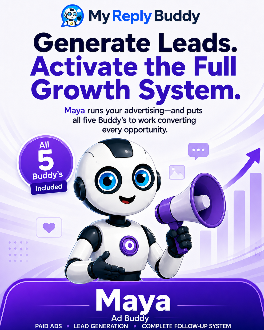 Maya, MyReplyBuddy Ad Buddy