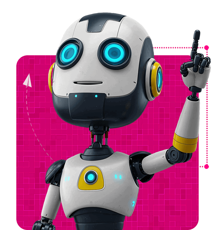 MyReplyBuddy robot mascot